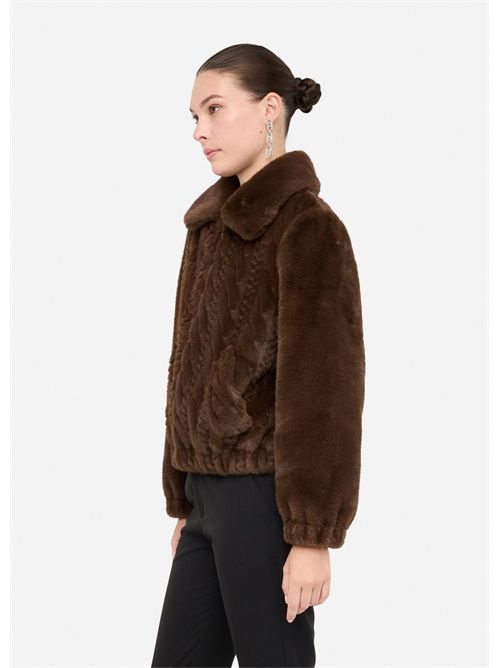 Bomber in teddy con trecce LIU JO | MF5094E1044/90915